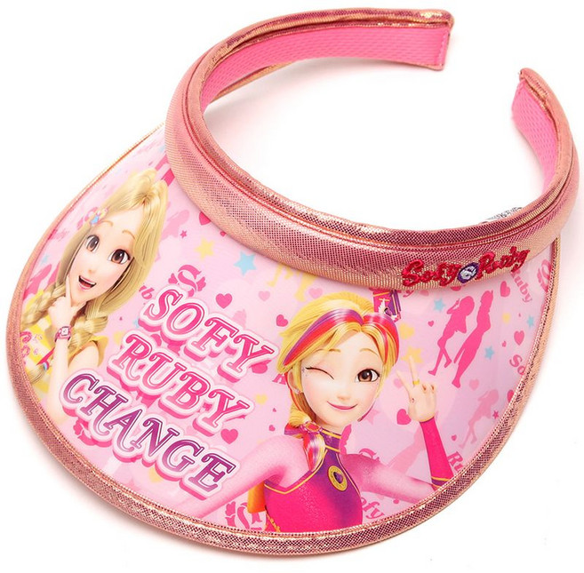 나린키즈 소피루비 스파클링 썬캡 유아동 어린이 핀캡 햇빛가리개 썬바이저