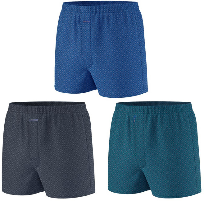 BYC 안말리는 고급순면 80수 실크 트렁크팬티 3종세트