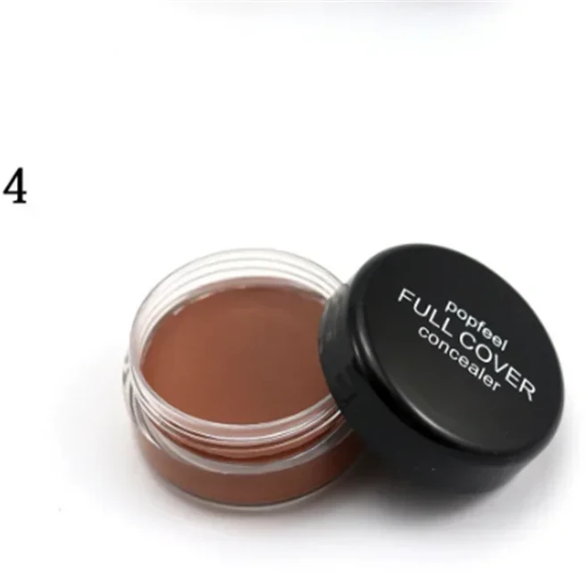 Popfeel 풀 커버 컨실러 흠집 숨기기 크리미 메이크업 페이스 립 아이 파운데이션 컨투어링 Corretivo Maqu, 03 FC04