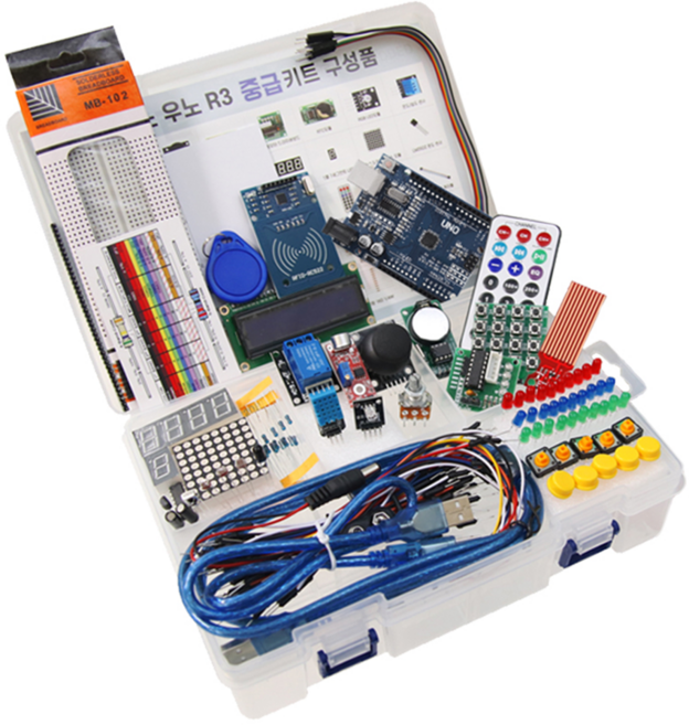 아두이노 키트 우노 R3 키트 6종 키트, Ad04, 1개