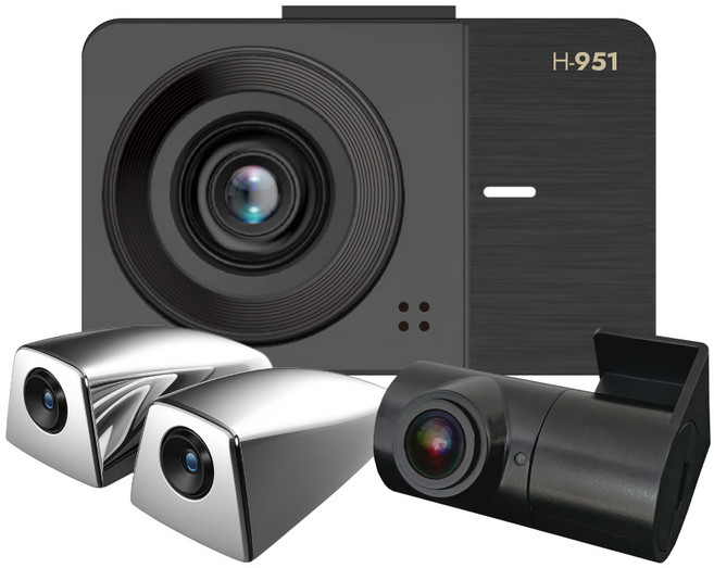 H951 4채널 3.5인치 고사양 블랙박스 ALL FHD 64G, 추가없음, 64GB