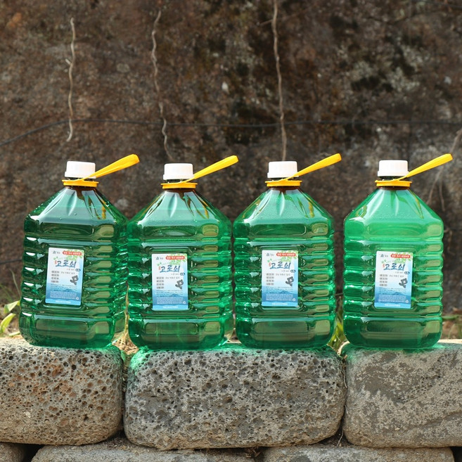 지리산 고로쇠 수액물, 4개, 4.5L