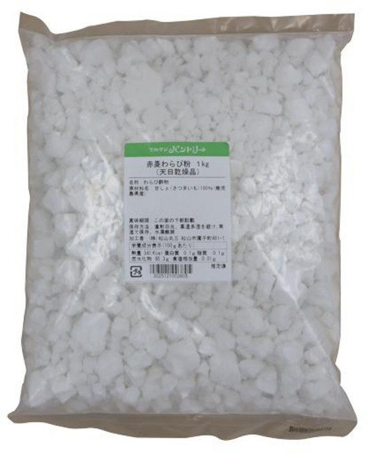 일본 와라비모찌 와라비모치 1kg 물방울 떡 만들기, 1개