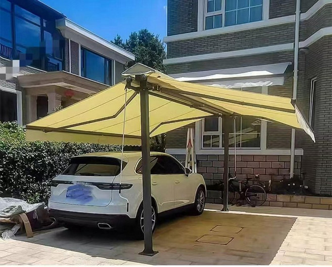 양방향파라솔 이동식어닝 카페테라스 노점 포장마차, 고정 보강형 4m 이중 개방 1.5m