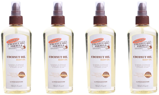 파머스 코코넛 바디 오일 포뮬러 비타민 E, 150ml, 4개 - 쿠팡
