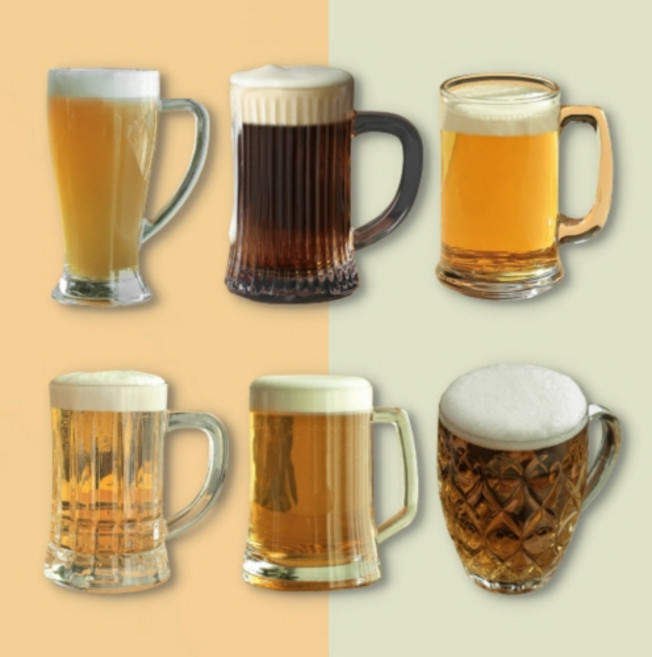 예쁜 맥주잔 냉동 얼음 맥주컵 500잔, 릴리 맥주잔 440ml, 1개