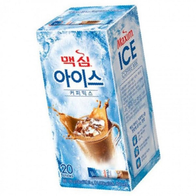 믹스커피 동서 맥심 아이스 커피믹스 20개, 13g, 20, 1