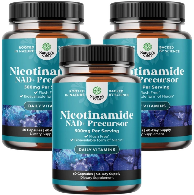 네이처스크래프트 니코틴아마이드 500mg 캡슐, 기본, 3개, 60정 - 쿠팡