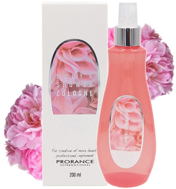 프로랑스 바디 앤 샤워코롱 후로랄머스크 5개, 200ml