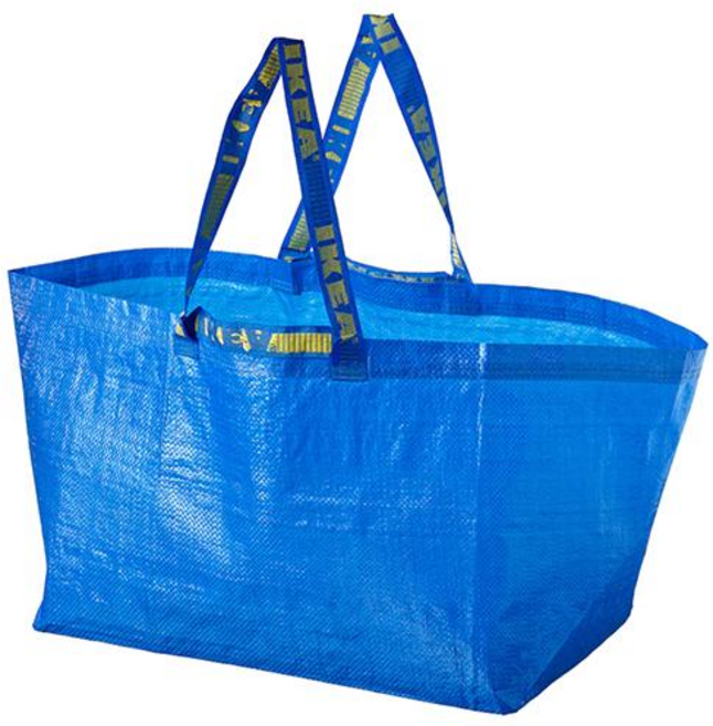 이케아 FRAKTA 프락타 장바구니 라지 사이즈, 프락타 장바구니 대형 L, 10개