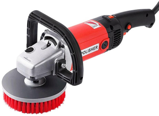 업소용 바닥청소 전동 세탁기 외벽 광택기 셀프 상가 대리석 습식 스위퍼, 바닥 타일 청소 패키지 + 왁싱 액세서리 바닥 타일 청