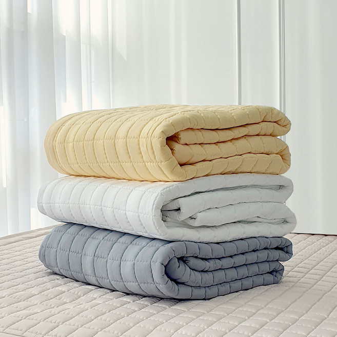 생각하는집 에어리 모달 100% 침대 싱글 퀸 킹 패드, 그레이