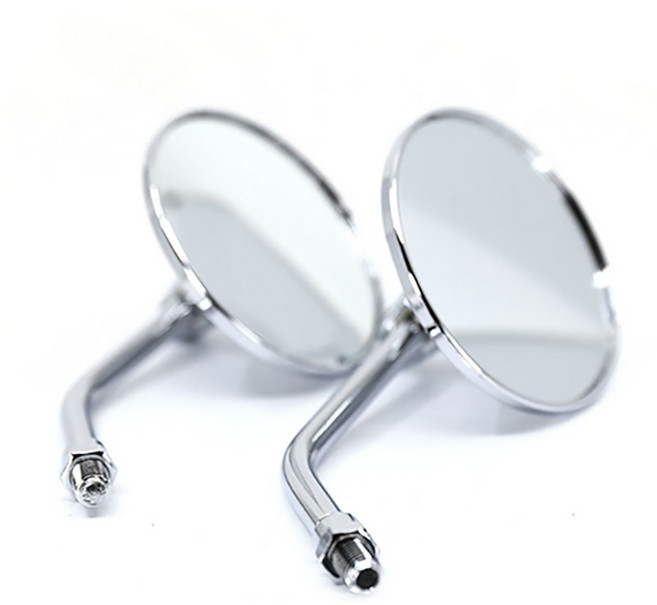헤드웨이 오토바이 백미러 사이드미러 하프원형 8mm, 1개