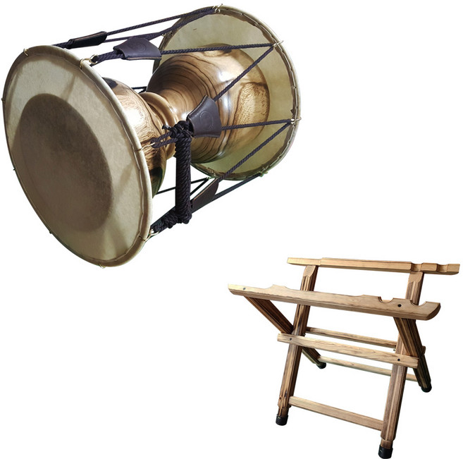 예혼국악기 고고장구(일반) 1.7 고고장고받침대세트, 백통