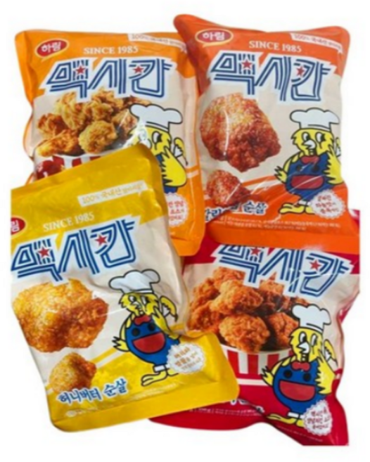 맥시칸 봉 치킨 4종 세트 (크리스피 핫크리스피 허니버터 갈릭양념), 300g, 1개