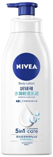 多重保濕呵護, 1個, 妮維雅水潤輕透乳液400ML