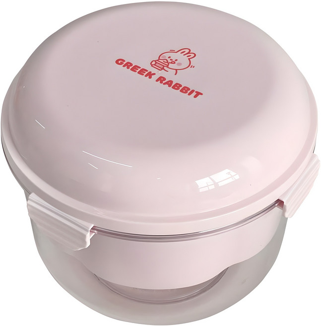 그릭래빗 유청분리기 2.6L, 핑크, 1개