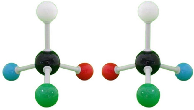 이성질체 분자결합 광학 분자구조 모형 학교기관 실험식구조 기초과학, 1세트