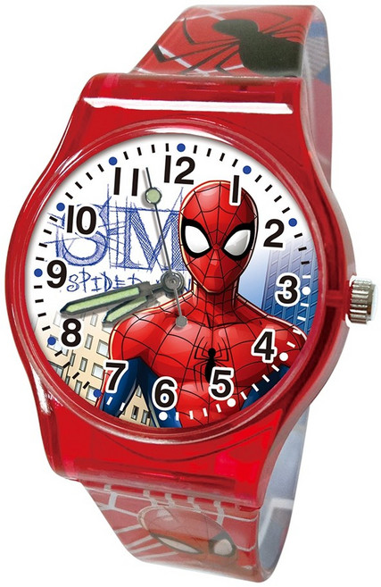 MARVEL 漫威 蜘蛛人 兒童手錶 紅色 大型