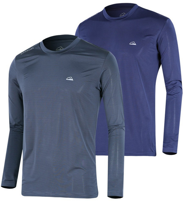 미루나무 남성 티셔츠 스판 긴팔 티셔츠 남자 작업복 ACT