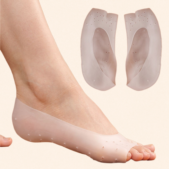 실리콘 각질케어 굳은살 갈라진 발 보호 보습양말 6p 세트, 3세트