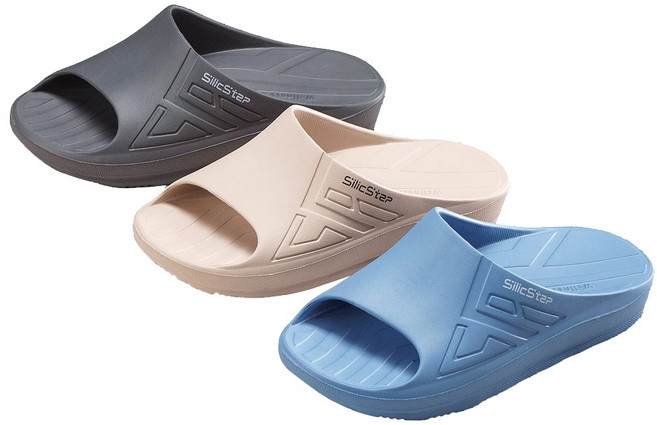 SilicStep 女士室內一字拖鞋 輕盈舒適 防滑耐磨