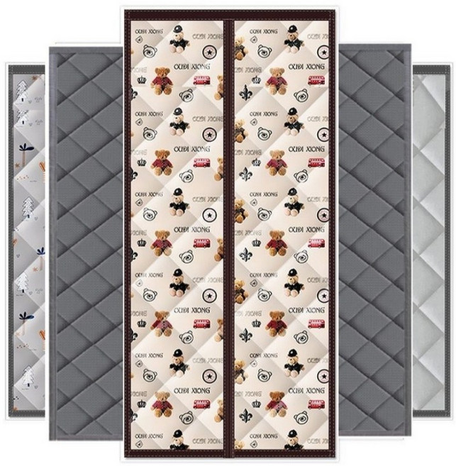 셔니엘 뉴 두꺼운 솜패딩 현관방풍커튼 바람박이 외풍차단비닐