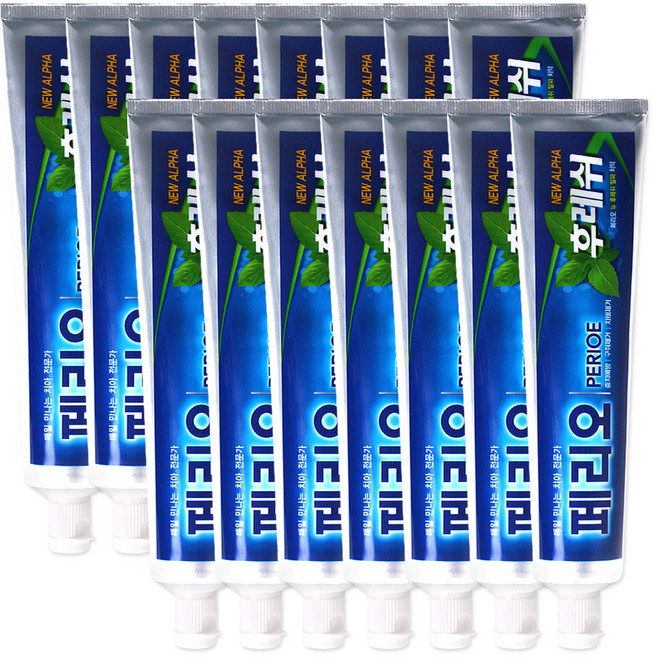 페리오 뉴 후레쉬 플러스치약, 150g, 32개