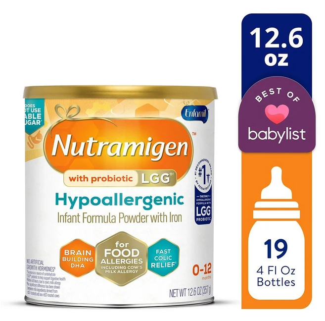 엔파밀 Nutramigen 하이포알러제닉 베이비 파우더 Nutramigen Hypoallergenic Powder Baby - 쿠팡
