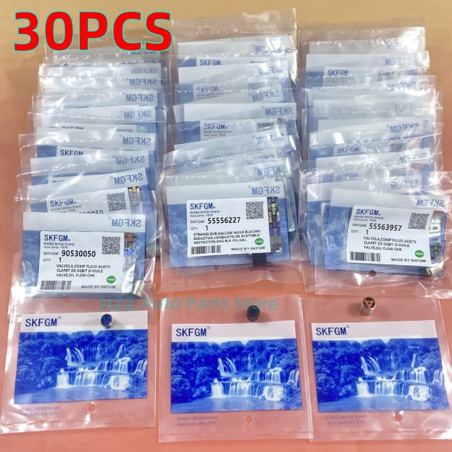 30PCS OEM 90530050 55563957 55556227 Opel Astra Chevrolet Cruze 1.6 Epica 1.8 용 오일 바이 패스 밸브 오일 흐름, [01] 옵션1