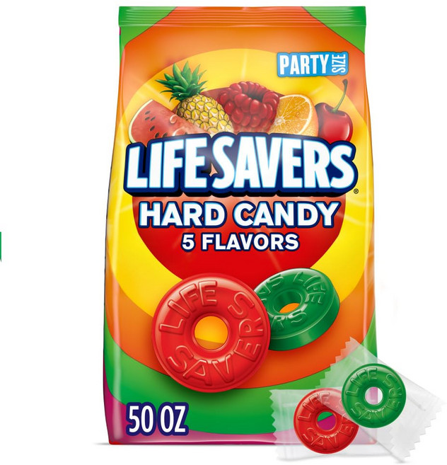 LIFE SAVERS 5 Flavors 하드 캔디, 15g, 46개