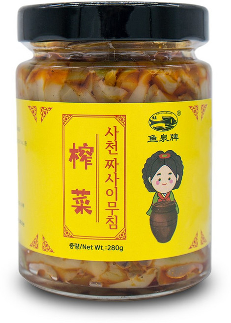 짱구샵 사천짜사이 마라맛 짜사이무침, 1개, 280g