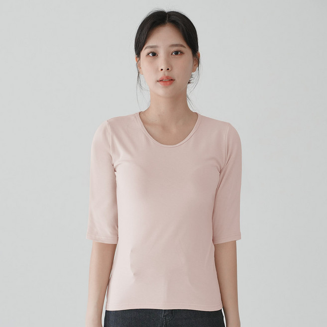 미엔느 여성 소프트터치 7부 내의 상의