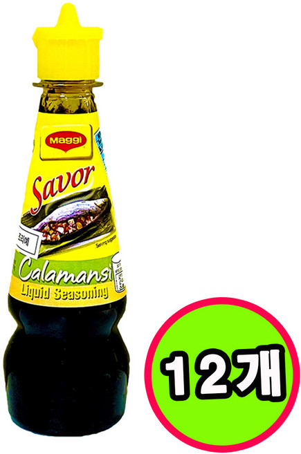 Maggi Savor Calamansi Liquid Seasoning 마기 사보르 칼라만시 리퀴드 시즈닝 130ml, 12개