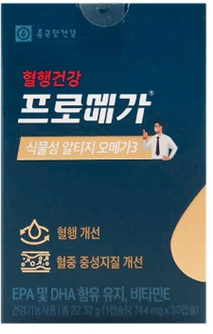 프로메가 식물성 알티지 오메가3 22.32g, 30정, 1개