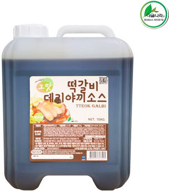 이슬나라 떡갈비 데리야끼소스, 10kg, 1개