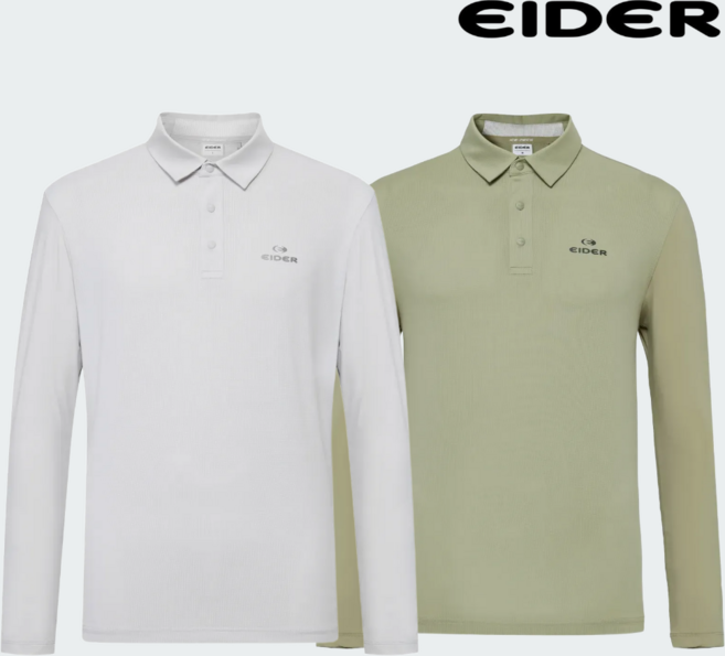 아이더 남성 긴팔 카라티셔츠 기능성 아이스 스판 베이직 여름 등산 데일리 DMM25207