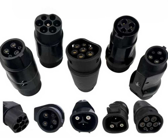 전기차 충전 변환 젠더 어댑터 완속 소켓 충전소, 잠금 암 전원 콘센트