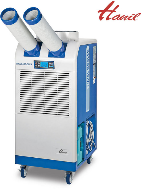 한일 산업용 업소용 실외기 일체형 2구 3구 이동식 코끼리 에어컨, 2구 16평형