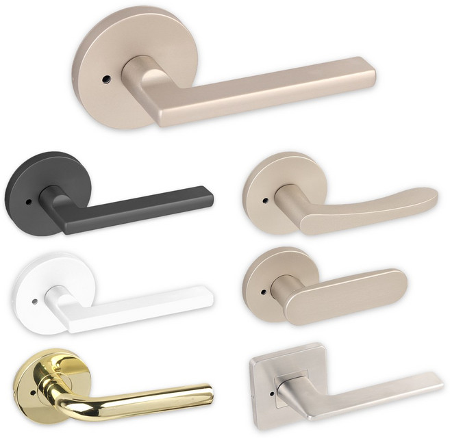 방문손잡이 국내생산 문고리 교체 N-01GR 스텐레스 부식방지 목문손잡이 화장실손잡이, 1개, 01.N-01GR