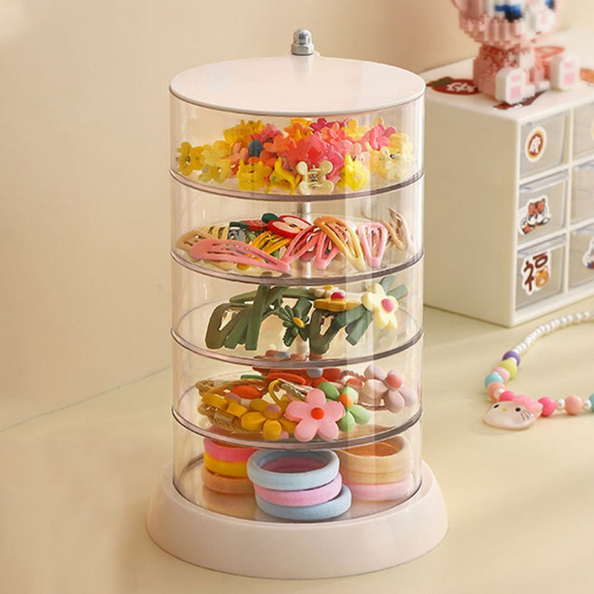 엘에이스 투명한 다용도 머리핀 주얼리 액세서리 보관함 3단 4단 5단