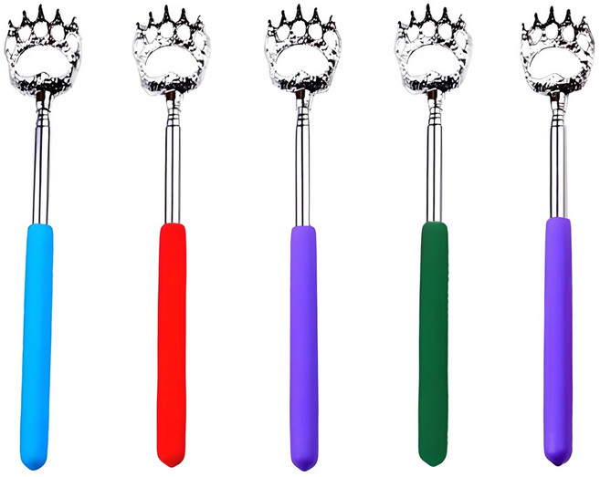 허브플러스 곰발바닥 접이식 효자손, 랜덤 발송, 5개