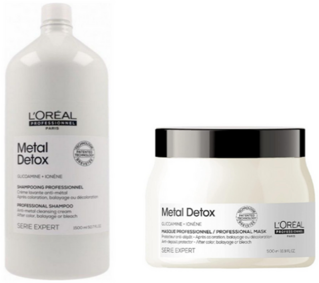 로레알 메탈 DX 샴푸 1500ml 대용량 + 마스크 500ml 염색모발 손상모, 1개