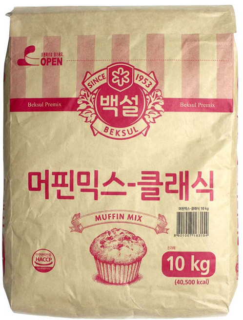 백설 머핀믹스 클래식 10kg, 1개