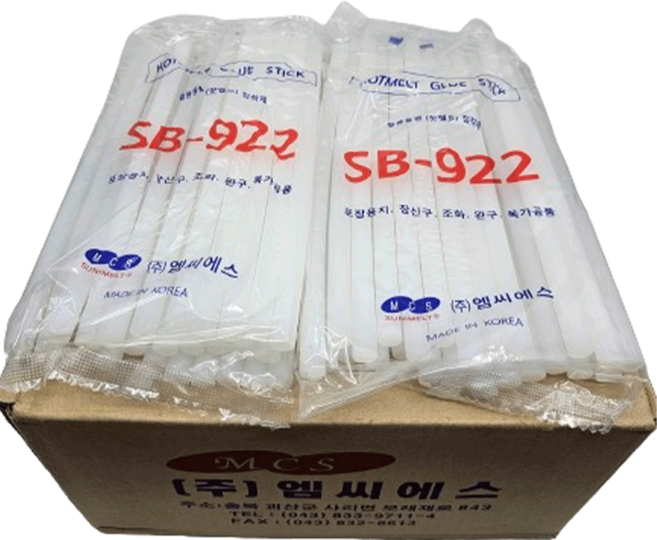 엠씨에스(MCS) 써니핫멜트 국산 글루건심 글루스틱 600g, 1개