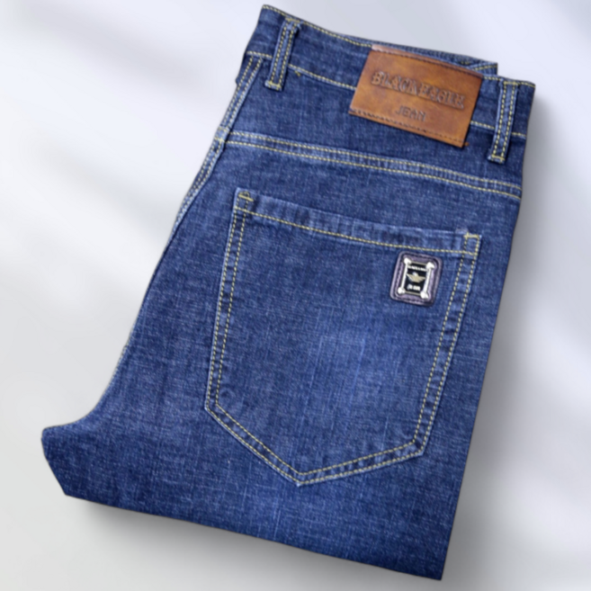 Black Eagle (블랙이글) 스판 기모 청바지 극세기모 안감 데님 팬츠 남자 청바지 스트레이트핏 (정품)