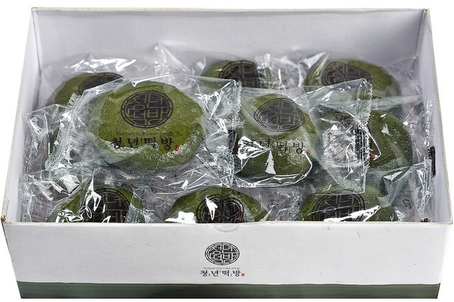 청년떡방 당일생산 쑥인절미 고급포장 개별포장 선물세트, 1개, 2kg