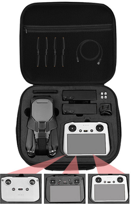 DJI 매빅3 매빅3 클래식 전용 휴대용 수납가방 드론 풀세트 보관 여행용 케이스, 1개, (매빅3) 가방(블랙)