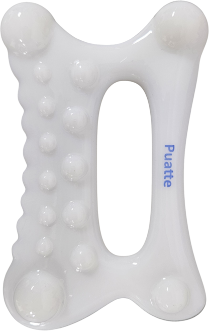 퓨에뜨 디톡 괄사 바디 페이스 마사지기, 화이트, 1개