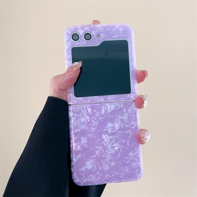 갤럭시 z플립3 z플립4 z플립5 z플립6 z플립7 휴대폰케이스 컬러 자개 무늬